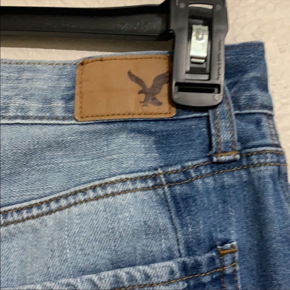 AMERICAN EAGLE Vintage High Rise Jeans Two Tone - Picture 6 of 6